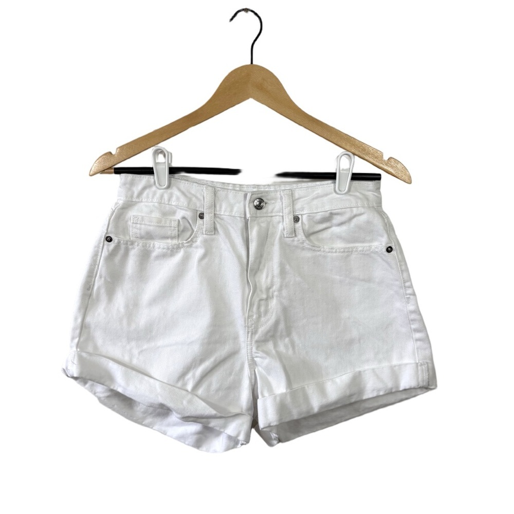 Wild Fable High Rise White Denim Shorts Women’s Size 6/28R